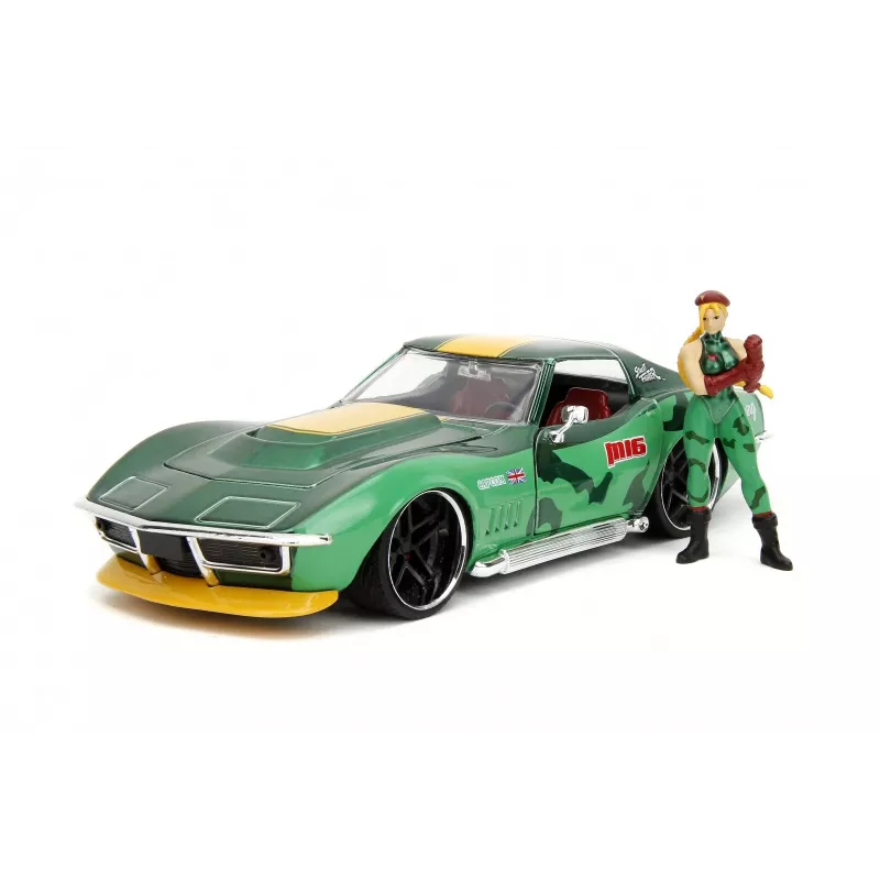 Automobilis Jada Toys Street Fighter 1969 Chevrolet 1:24 Metal Green