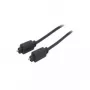 shiverpeaks 0,5 m Toslink - Toslink laidas, kištukas - kištukas, auksuotas, juodas (BS69004-0,5)