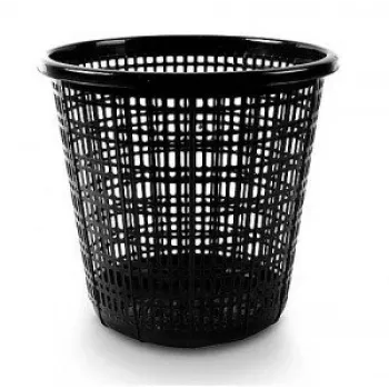 Šiukšlių dėžė 10 l, juoda, plastikinė