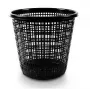 Šiukšlių dėžė 10 l, juoda, plastikinė