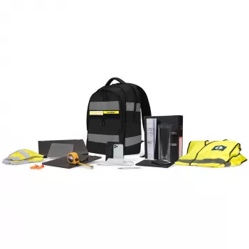 DICOTA Hi-Vis V2 Kuprinė Juoda 320x220x455mm PET TPU