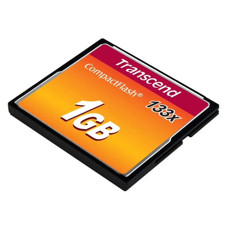 Transcend CompactFlash atminties kortelė – 1GB, 133x (TS1GCF133)