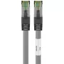 Goobay CAT 8.1 Patch Laidas, S/FTP (PiMF), Pilkas, 3 m - LSZH Halogen-Free, Varinis AWG 24 (55138)