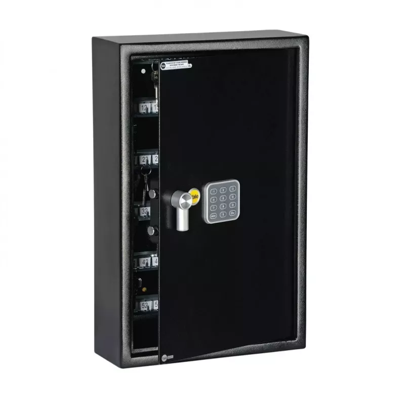 Sieninis seifas Yale YKB/550/DB1 su elektroniniu užraktu, juodas 350x130x550mm