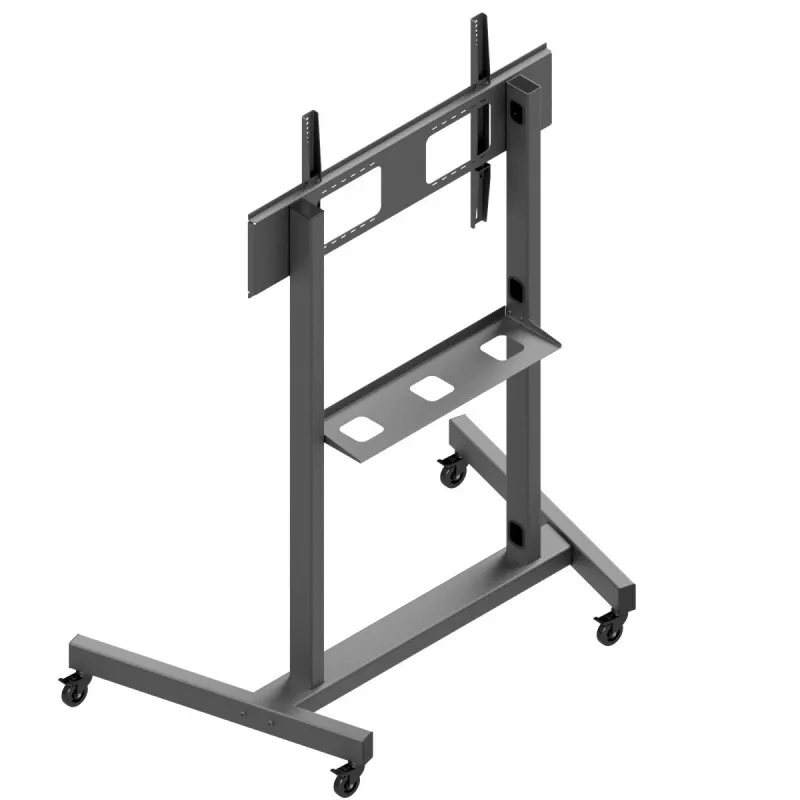 EDBAK TR19 monitorinis vežimėlis ekranams iki 130 kg, plokštė 1000×600 mm