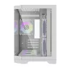 Korpusas Darflash FT418 su 6 aRGB ventiliatoriais (baltas)