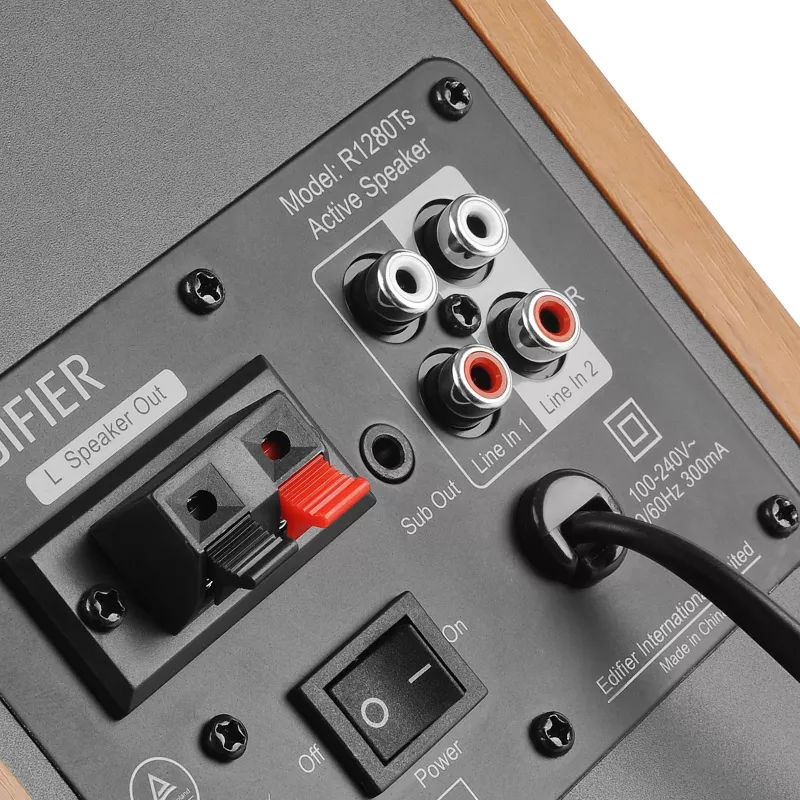 Edifier Studio R1280Ts 2.0 medinis/sidabrinis garsiakalbių rinkinys