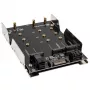 SilverStone SST-SDP12 3,5" šachtos adapteris 2x M.2 SATA ir 1x M.2 NVMe SSD