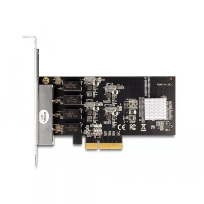 DeLOCK PCI Express x4 kortelė 4 x RJ45 Gigabit LAN RTL8111