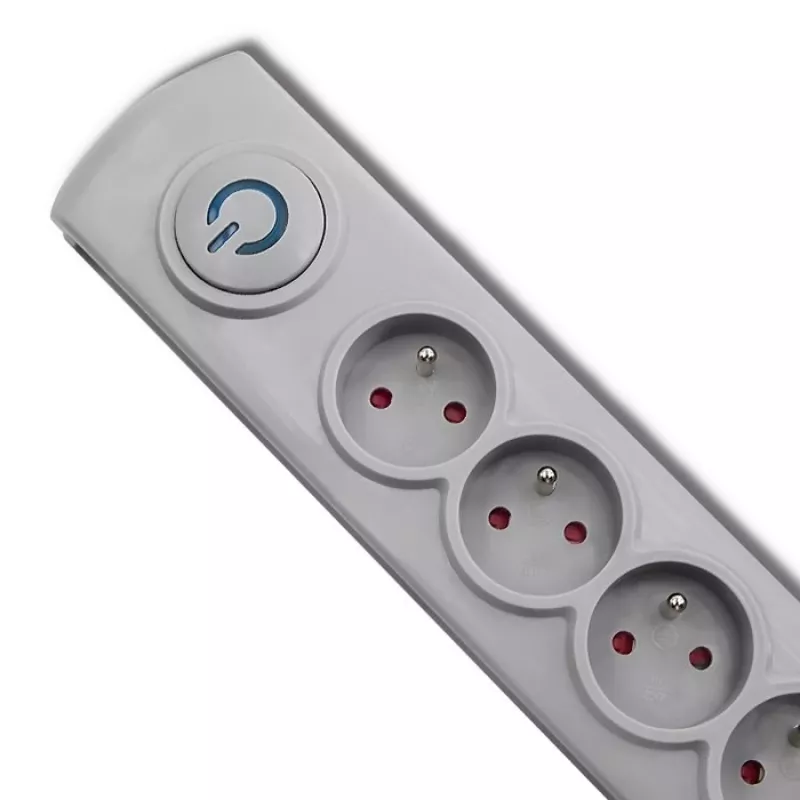 Apsauginis filtras Qoltec 50272 pilkas 5 AC lizdai 230V 3m
