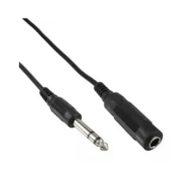 Microconnect AUDNU5 6,3 mm jack garso prailginimo laidas, stereo lizdas – kištukas, 5 m