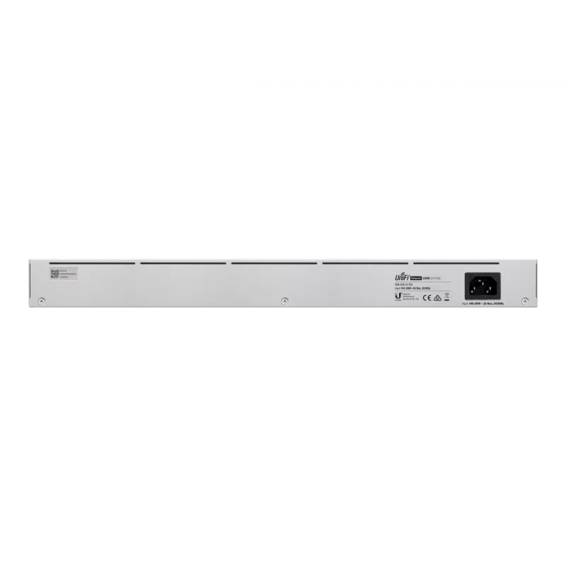 Ubiquiti UniFi 24 prievadų PoE valdomas jungiklis (L2/L3) Gigabit Ethernet (10/100/1000) Power over Ethernet (PoE) 1U sidabrinis