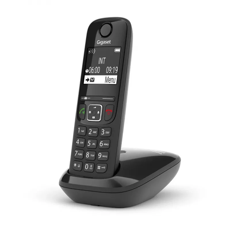 Belaidis DECT telefonas Gigaset AS690 juodas su skambučio numerio rodymu
