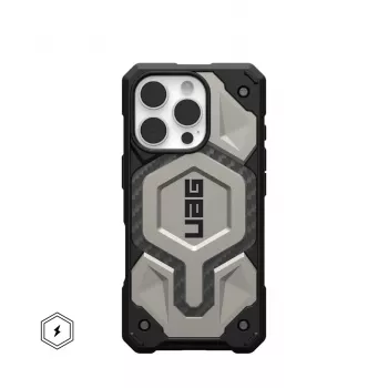 Urban Armor Gear Monarch Pro dėklas mobiliesiems telefonams 16 cm (6,3 inch) Titanium
