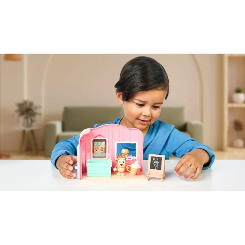 TMTOYS Mini Bluey ledų parduotuvėlė BLU17553 – miniatiūrinės figūrėlės, kolekcinis žaidimų rinkinys