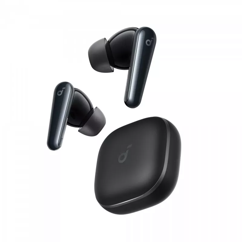 Ausinės Soundcore Liberty 5 belaidės į ausis skambučiams/muzikai USB Type-C Bluetooth juodos