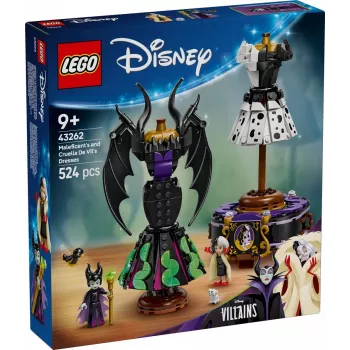 LEGO DISNEY 43262 Maleficent's ir Cruella de Vil's suknelės