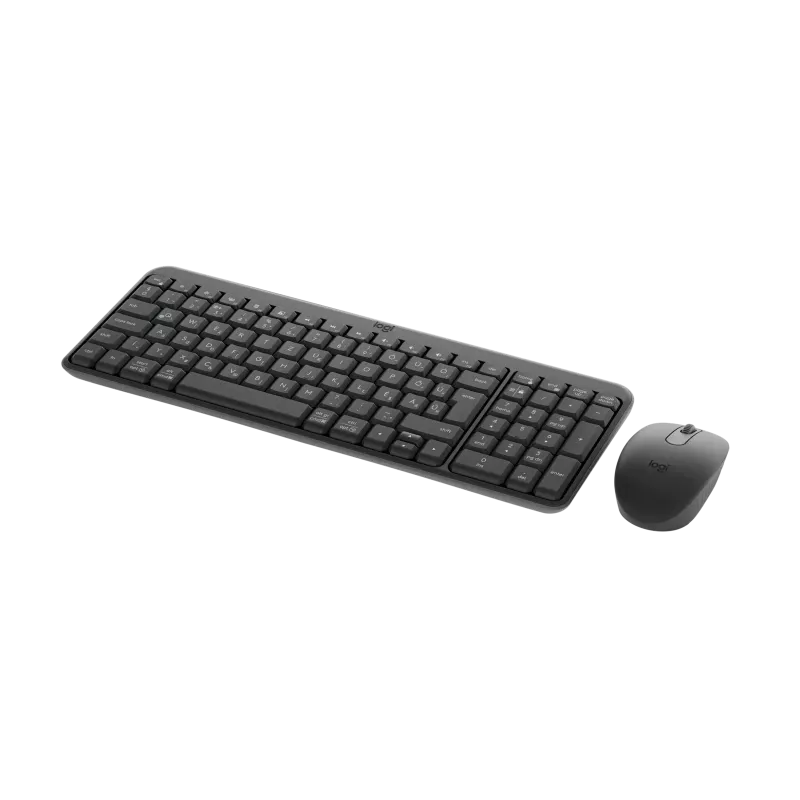 Belaidės klaviatūros ir pelės rinkinys Logitech MK250 Compact