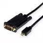 ROLINE 11.04.5978 vaizdo laidas-adapteris 3 m Mini DisplayPort VGA (D-Sub) juodas (11.04.5978)