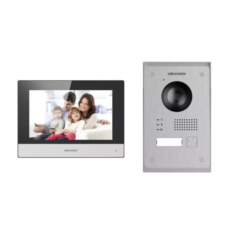 Hikvision durų skambučio rinkinys DS-KIS703Y-P