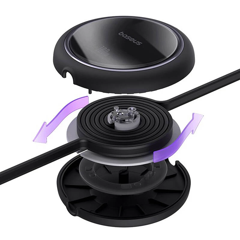 USB-C laidas Baseus Free2Draw 1 m juodas