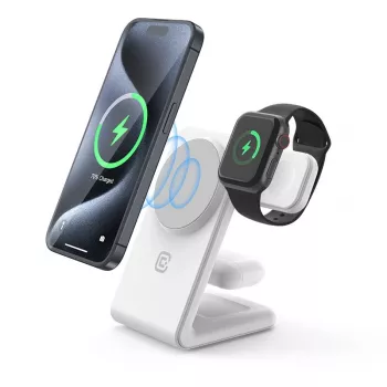 Belaidis įkroviklis 3v1 MagSafe, skirtas iPhone, Apple Watch ir AirPods, Crong