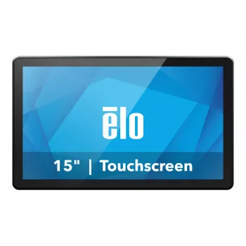 Elo Touch Solutions Open-Frame (90L/63L/64L-Serie), 39,6 cm (15,6 inch), Projected Capacitive, 10 TP, Full HD, USB, USB-C, Kit (USB), juodas lietimui jautrus monitorius (atviras rėmas, 16:9)
