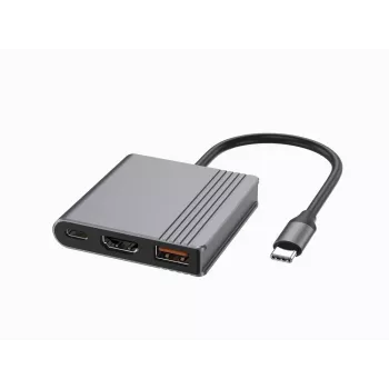 USB-C į HDMI/USB3/3in1 adapteris A-CM-COMBO3-05 GEMBIRD
