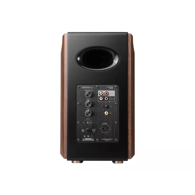 Garsiakalbis Edifier S2000MKIII 2.0, 130 W RMS, laidinis ir belaidis, juodas/medinis