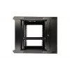 Extralink Rackmontavimo spinta 6U 600x600 AZH Juoda sieninė, varstoma
