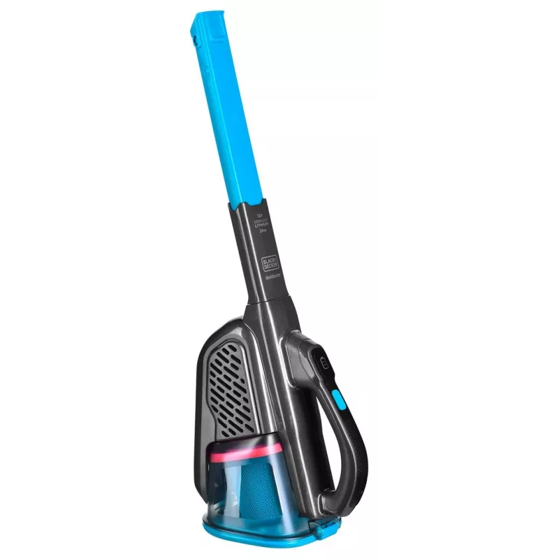 Nešiojamasis dulkių siurblys Black & Decker BHHV320J, mėlynas, titano spalvos, be maišelio