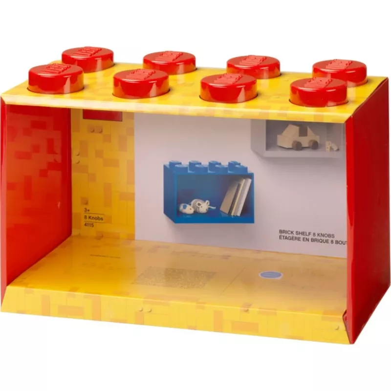 Room Copenhagen LEGO Brick Shelf 8 lentynų 41151730 (Raudona)