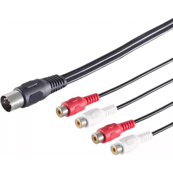 ShiverPeaks Diodenstecker 10231 5 kontaktų į 4 RCA adapteris, 0,20 m