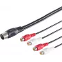 ShiverPeaks Diodenstecker 10231 5 kontaktų į 4 RCA adapteris, 0,20 m