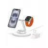 Belaidis greitasis kroviklis Belkin WIZ017vfWH ausinėms, išmaniesiems telefonams ir laikrodžiams, 15 W, baltas