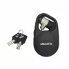 DICOTA Security T-Lock – apsauginis kabelio užraktas – juodas – 1,3 m (D31235)