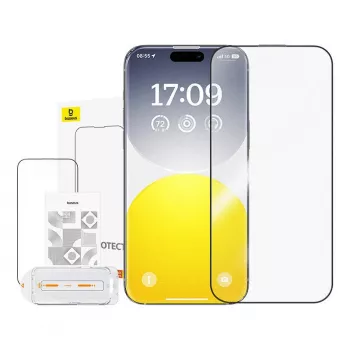 Grūdintas stiklas Baseus Crystalline Anti-Glare iPhone 15 Plus
