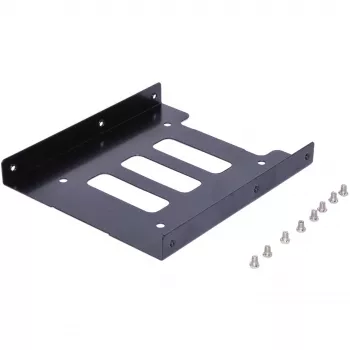 Montavimo rėmelis ultron vidinis 1x2.5 SSD/HDD Metal black (377213)