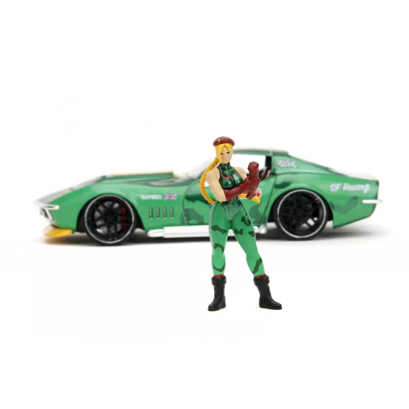 Automobilis Jada Toys Street Fighter 1969 Chevrolet 1:24 Metal Green