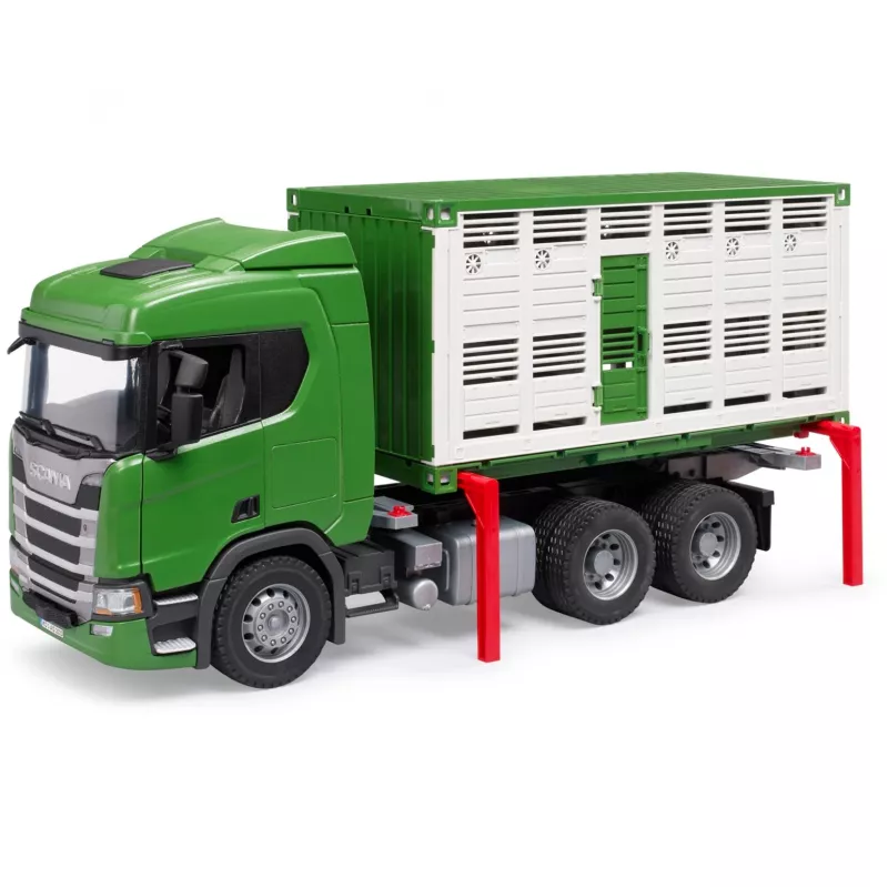 BRUDER Scania Super 560R gyvulių sunkvežimis