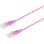 Tinklo kabelis S/CONN 70078-M-3 violetinis 3 m
