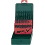 Gręžtų rinkinys Metabo HSS Metal 19 vnt. DIN 338, cilindrinis kotas (627151000)