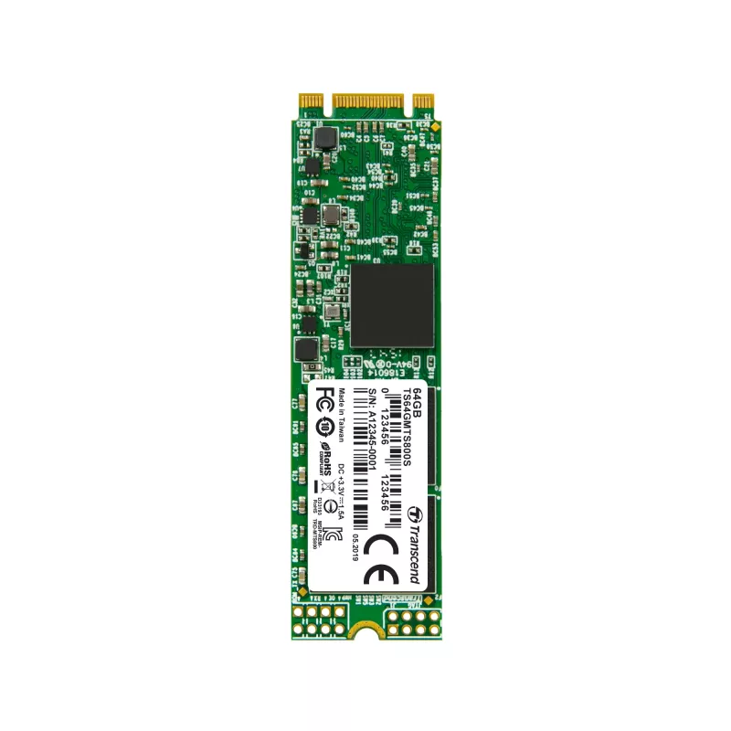 SSD diskas Transcend 64GB M.2 6Gbit/s TS64GMTS800S