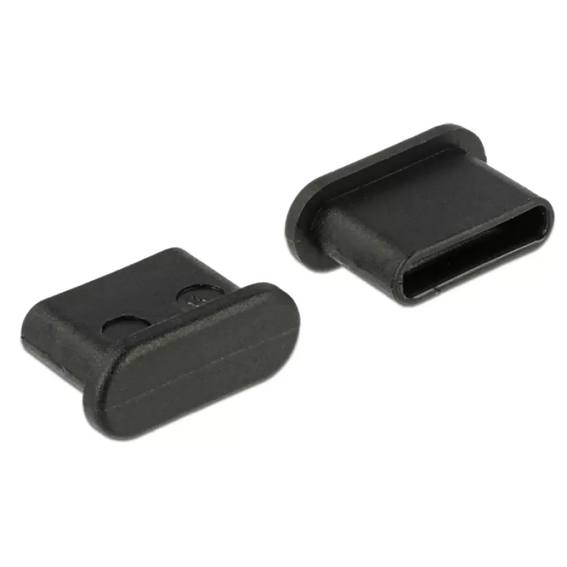 Kištukinės jungties apsauginis dangtelis DeLOCK 64014 USB Type-C juodas 10 vnt.