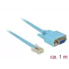 Serijinis kabelis DeLOCK 63341 mėlynas 1m DB-9