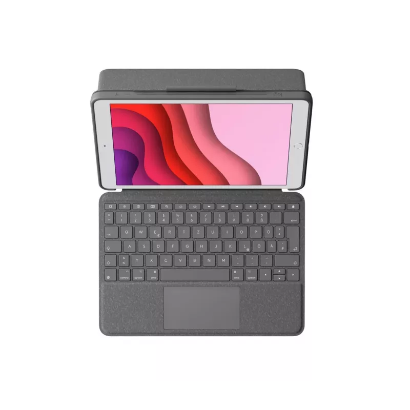 Klaviatūros dėklas Logitech Combo Touch, skirtas iPad 7, 8, 9 kartoms
