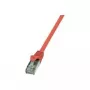 Logilink Patch-Cable RJ-45 (M) - RJ-45 (M) 7,5 m F/UTP CAT 5e Raudonas (CP1084S)