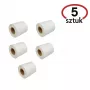 Termoetiketės BESTPAK 60 x 40 mm, tiesioginio terminio spausdinimo, HotMelt klijai, 1000 etikečių ritinyje, baltos