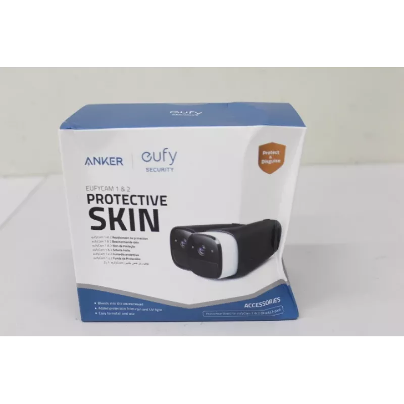 Silicinės apsauginės dangos rinkinys Anker Eufy 2 juodos, skirtos EufyCam ir EufyCam 2