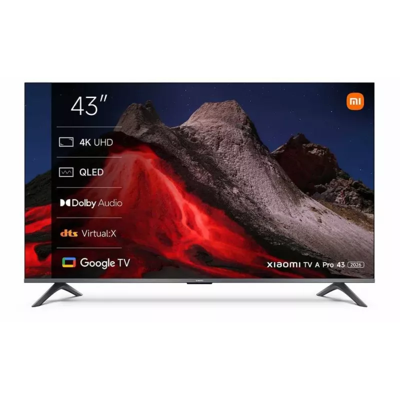 Televizorius QLED Xiaomi A Pro 2026 (43 coliai, 4K, Google TV, 109 cm)